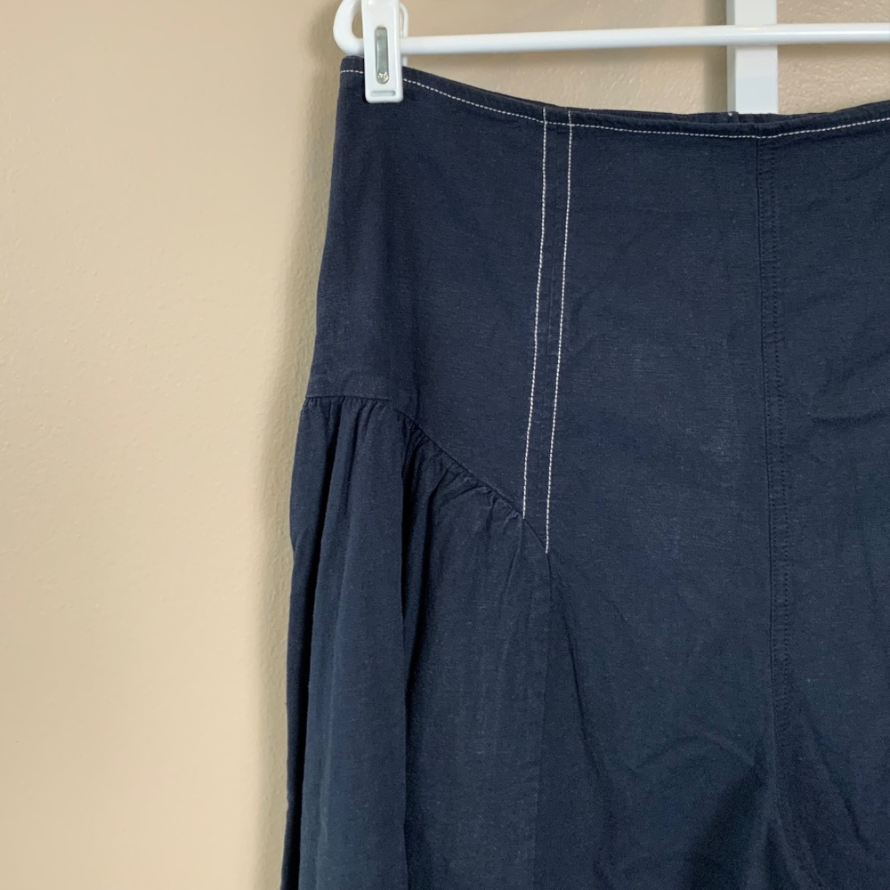 Anthropologie Linen Extended Waist Pants - Picture 9 of 16